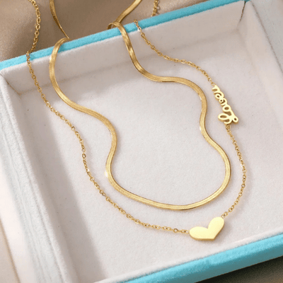 Golden Love Layered NecklaceGolden Love Layered Necklace