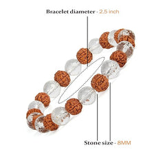 rudraksh crystal bracelets