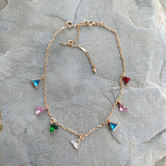 Aurora Prism Charm Bracelet