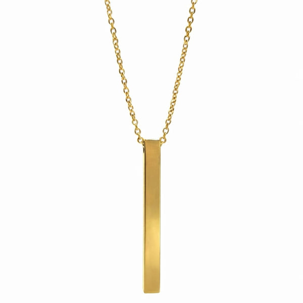 Minimal Bar Pendant Necklace