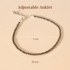 pyrite anklets