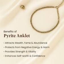 pyrite anklets