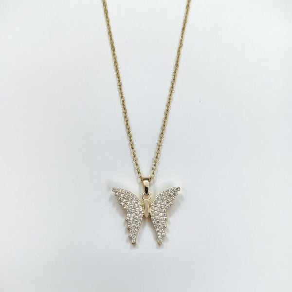 Butterfly dimond pendant