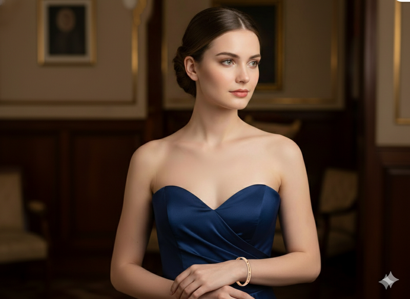 Forever Love Engraved Cuff Bracelet (Gold & Silver Plated)